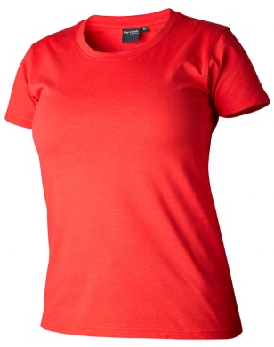 T-shirt Stretch dam röd